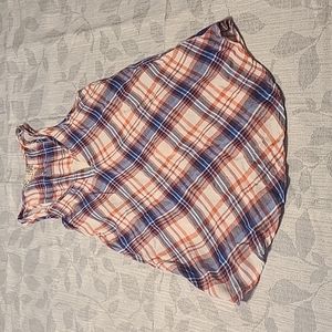 Womens Plaid Tank Top